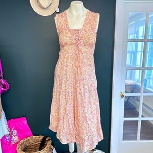 Derek heart  • cotton lined paisley dress